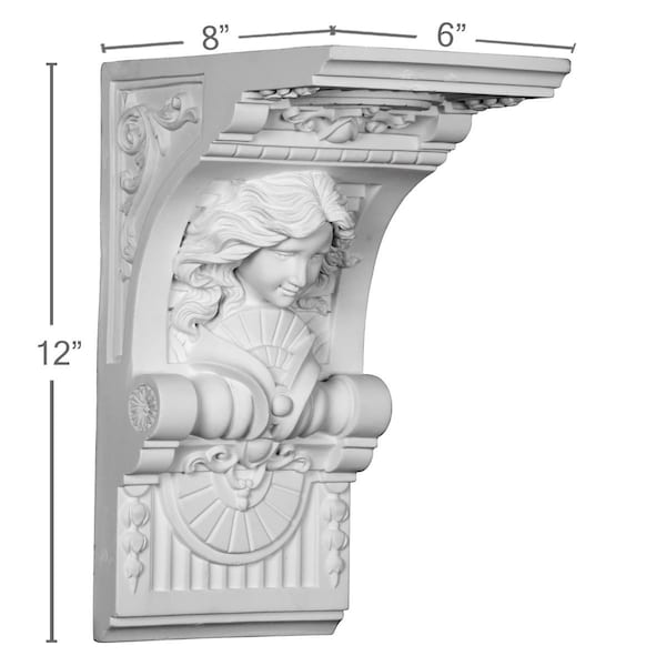 6W X 8D X 12H Hestia Corbel